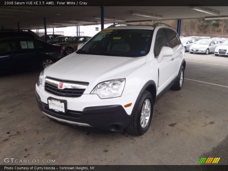 Polar White / Gray 2008 Saturn VUE XE 3.5 AWD