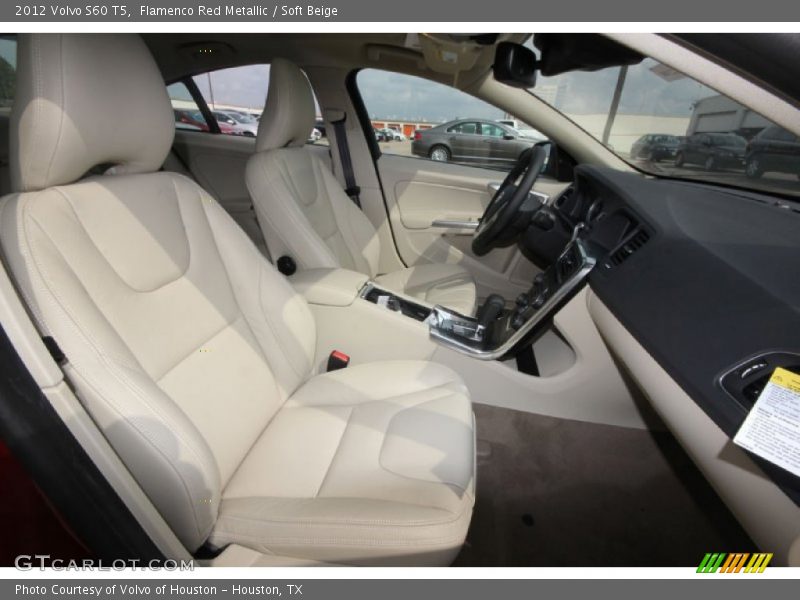 Flamenco Red Metallic / Soft Beige 2012 Volvo S60 T5
