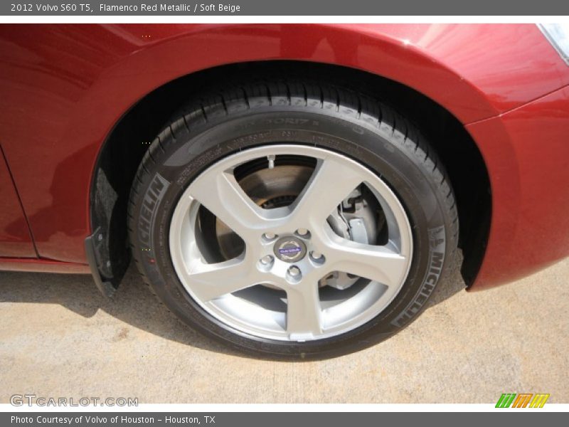 Flamenco Red Metallic / Soft Beige 2012 Volvo S60 T5