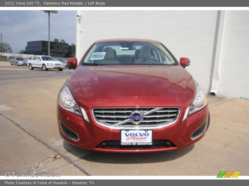 Flamenco Red Metallic / Soft Beige 2012 Volvo S60 T5
