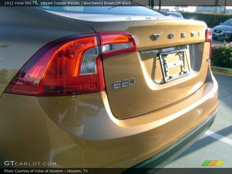 Vibrant Copper Metallic / Beechwood Brown/Off Black 2012 Volvo S60 T5