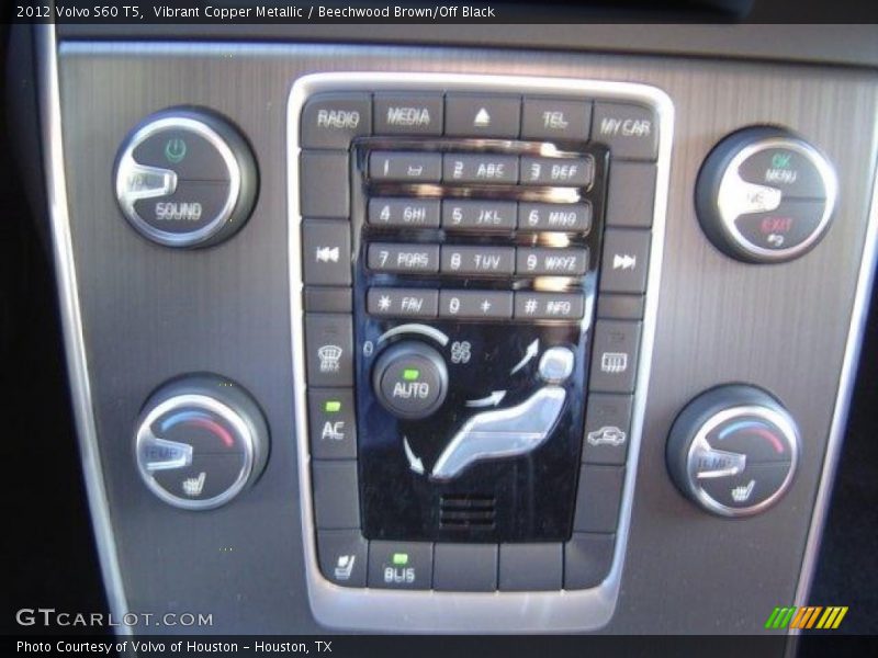 Vibrant Copper Metallic / Beechwood Brown/Off Black 2012 Volvo S60 T5