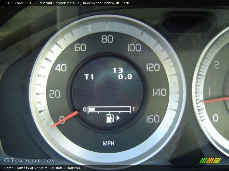 Vibrant Copper Metallic / Beechwood Brown/Off Black 2012 Volvo S60 T5