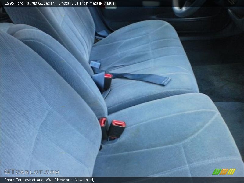 Crystal Blue Frost Metallic / Blue 1995 Ford Taurus GL Sedan