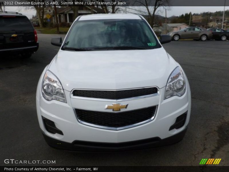 Summit White / Light Titanium/Jet Black 2012 Chevrolet Equinox LS AWD