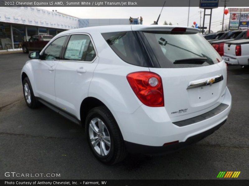 Summit White / Light Titanium/Jet Black 2012 Chevrolet Equinox LS AWD