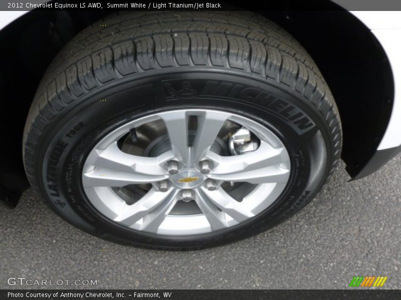 Summit White / Light Titanium/Jet Black 2012 Chevrolet Equinox LS AWD