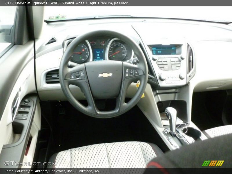 Summit White / Light Titanium/Jet Black 2012 Chevrolet Equinox LS AWD