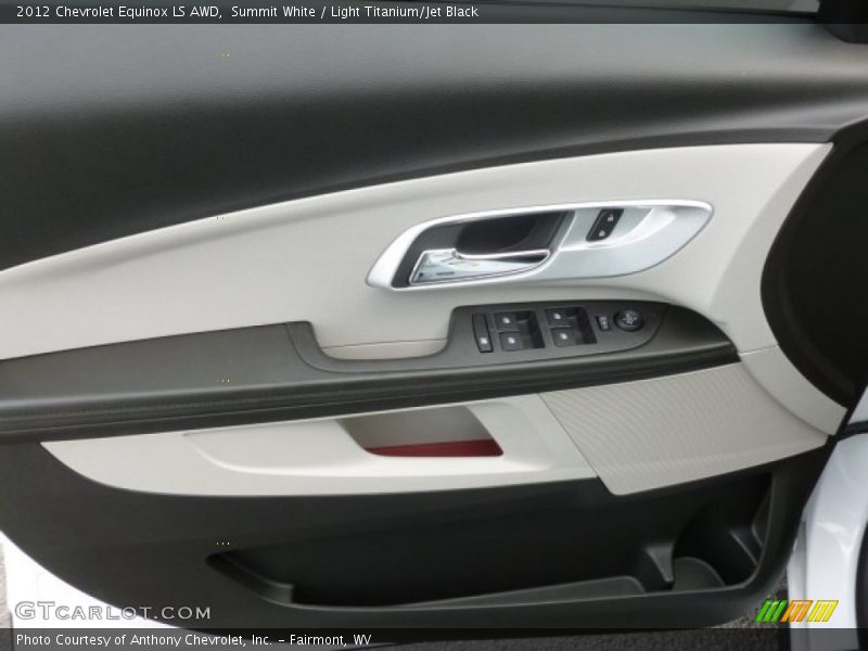 Summit White / Light Titanium/Jet Black 2012 Chevrolet Equinox LS AWD
