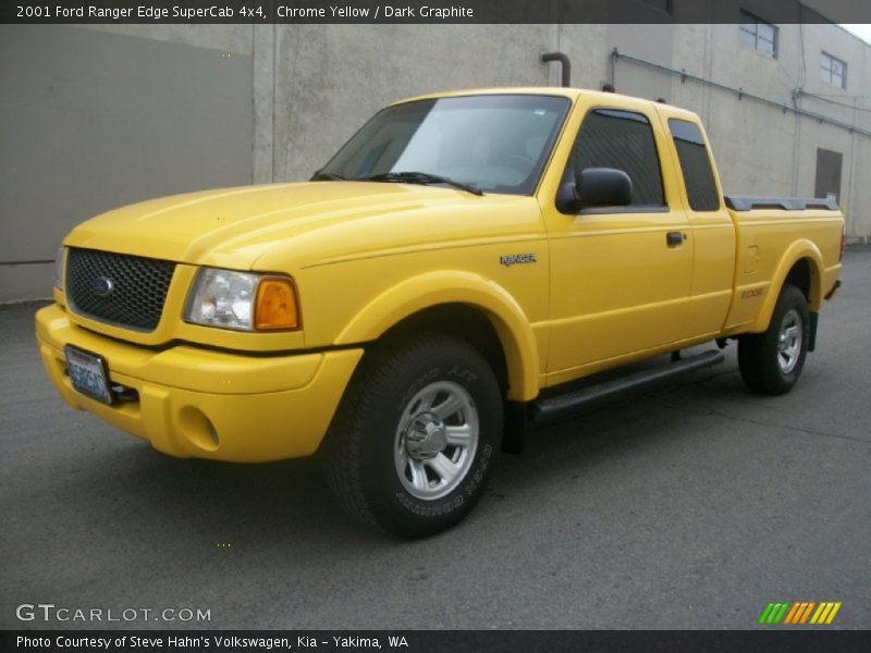 Chrome Yellow / Dark Graphite 2001 Ford Ranger Edge SuperCab 4x4