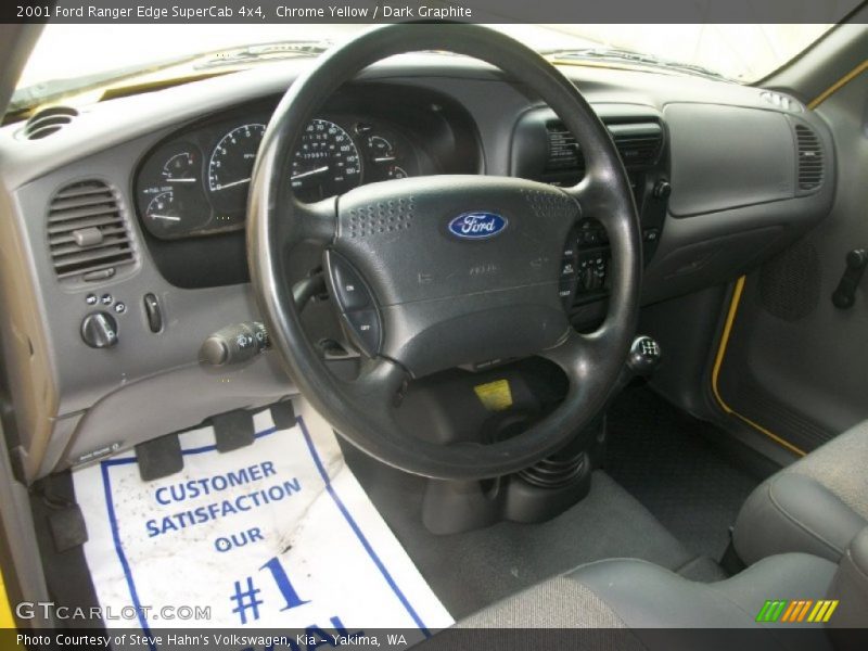 Chrome Yellow / Dark Graphite 2001 Ford Ranger Edge SuperCab 4x4