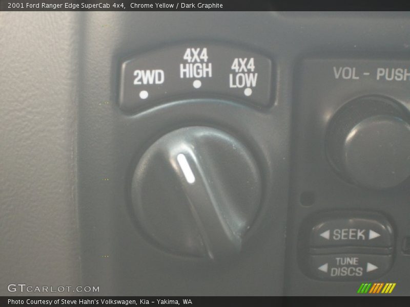 Chrome Yellow / Dark Graphite 2001 Ford Ranger Edge SuperCab 4x4