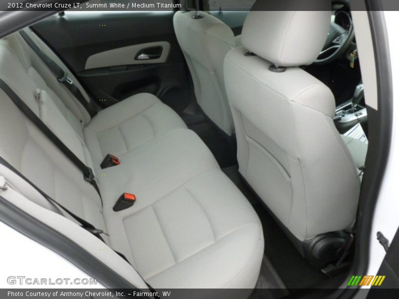Summit White / Medium Titanium 2012 Chevrolet Cruze LT