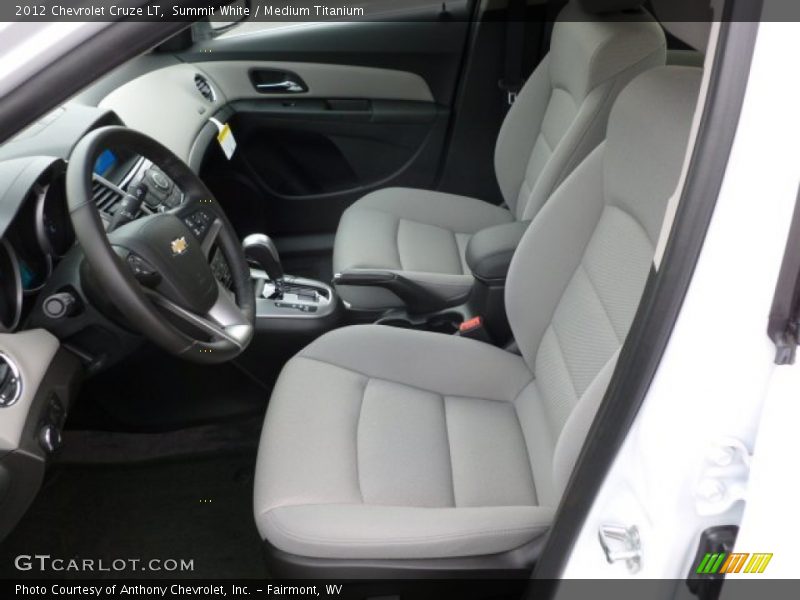 Summit White / Medium Titanium 2012 Chevrolet Cruze LT