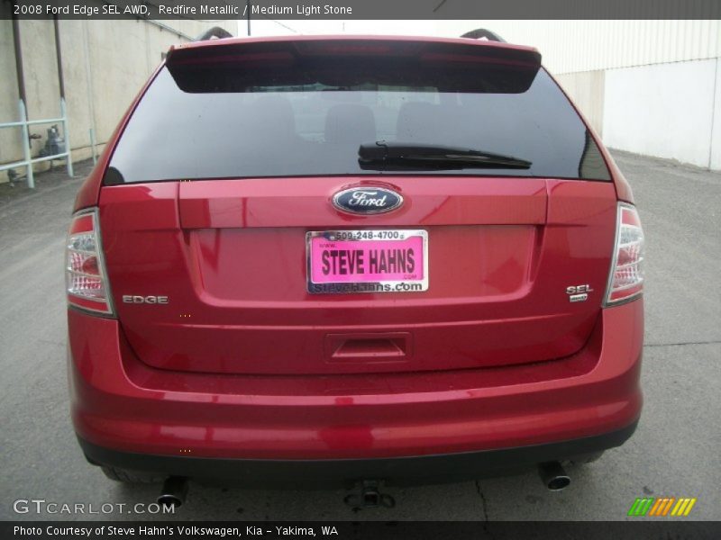 Redfire Metallic / Medium Light Stone 2008 Ford Edge SEL AWD