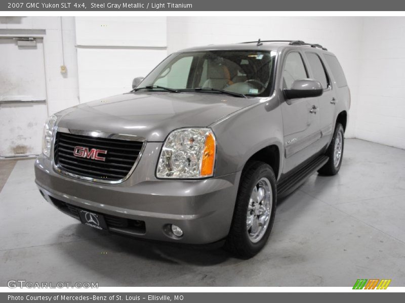 Steel Gray Metallic / Light Titanium 2007 GMC Yukon SLT 4x4