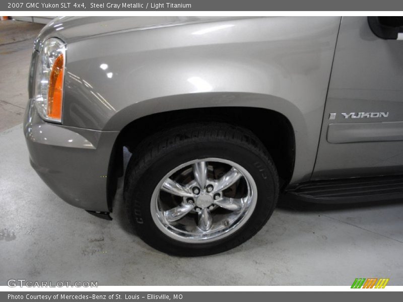 Steel Gray Metallic / Light Titanium 2007 GMC Yukon SLT 4x4