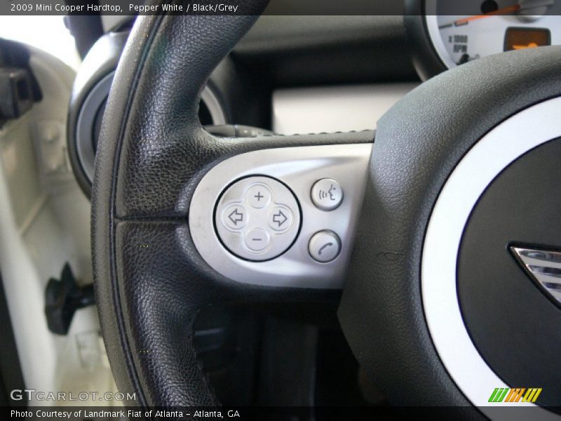Pepper White / Black/Grey 2009 Mini Cooper Hardtop