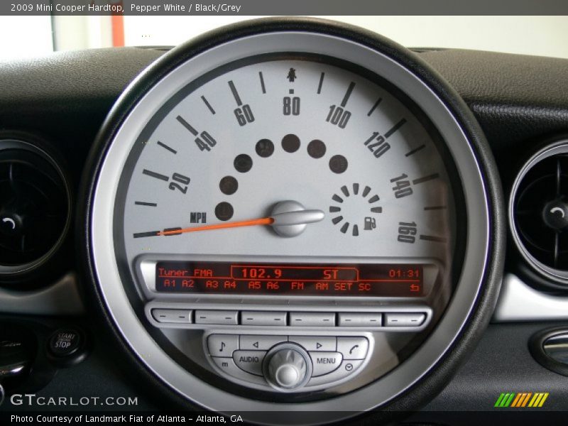 Pepper White / Black/Grey 2009 Mini Cooper Hardtop