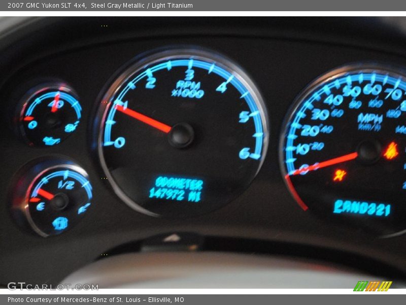 Steel Gray Metallic / Light Titanium 2007 GMC Yukon SLT 4x4