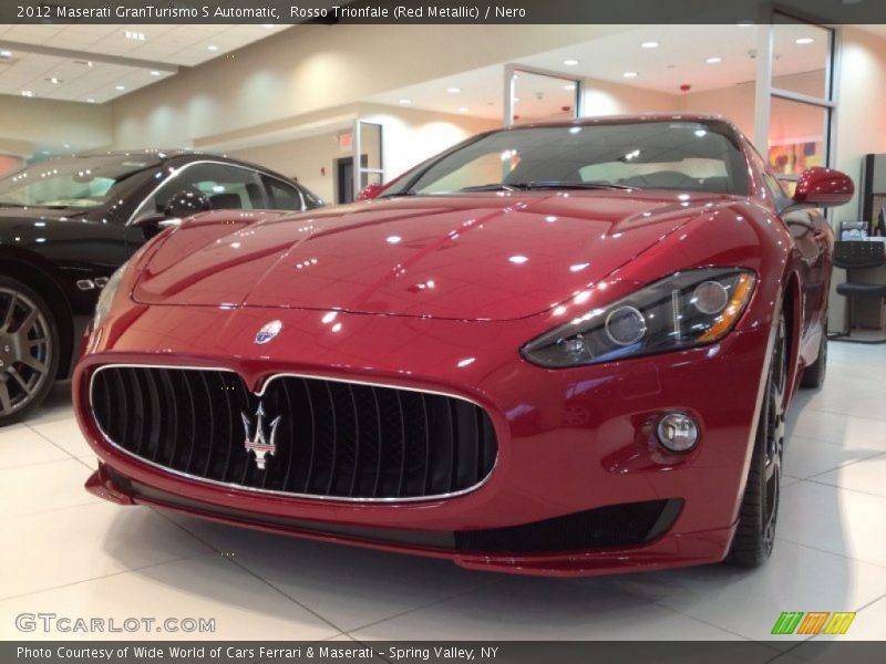 Rosso Trionfale (Red Metallic) / Nero 2012 Maserati GranTurismo S Automatic