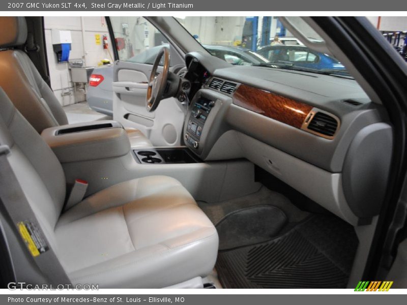 Steel Gray Metallic / Light Titanium 2007 GMC Yukon SLT 4x4