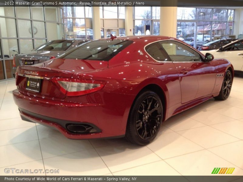 Rosso Trionfale (Red Metallic) / Nero 2012 Maserati GranTurismo S Automatic