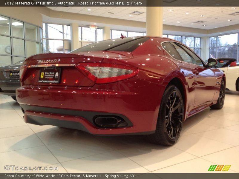 Rosso Trionfale (Red Metallic) / Nero 2012 Maserati GranTurismo S Automatic