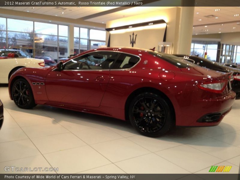 Rosso Trionfale (Red Metallic) / Nero 2012 Maserati GranTurismo S Automatic