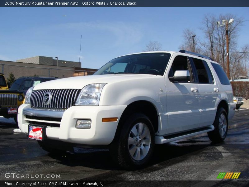 Oxford White / Charcoal Black 2006 Mercury Mountaineer Premier AWD