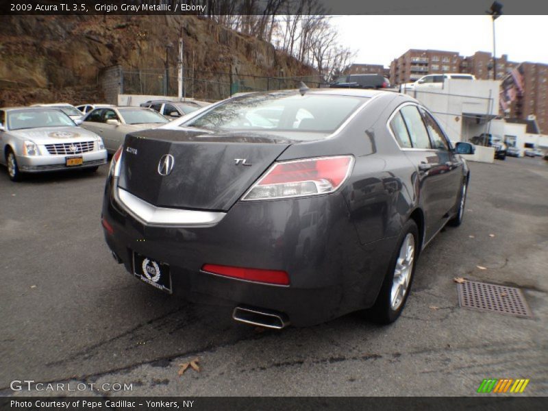 Grigio Gray Metallic / Ebony 2009 Acura TL 3.5