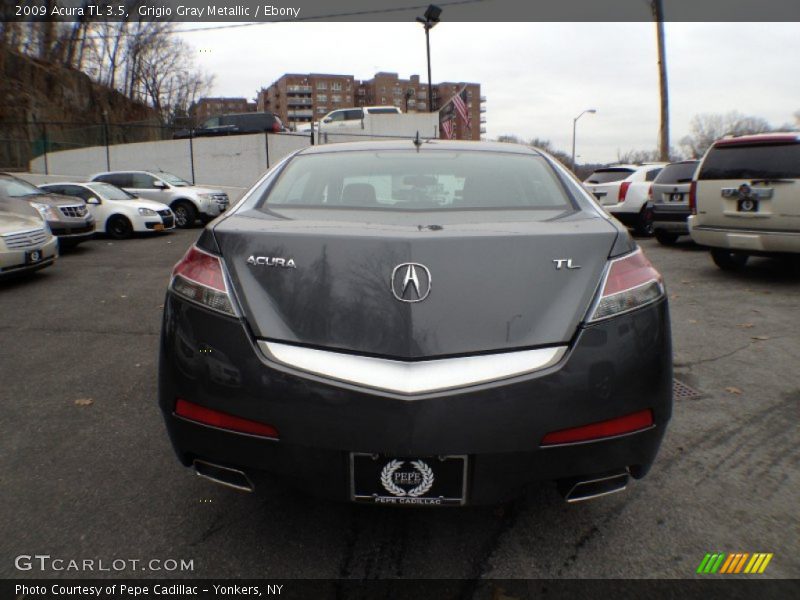 Grigio Gray Metallic / Ebony 2009 Acura TL 3.5