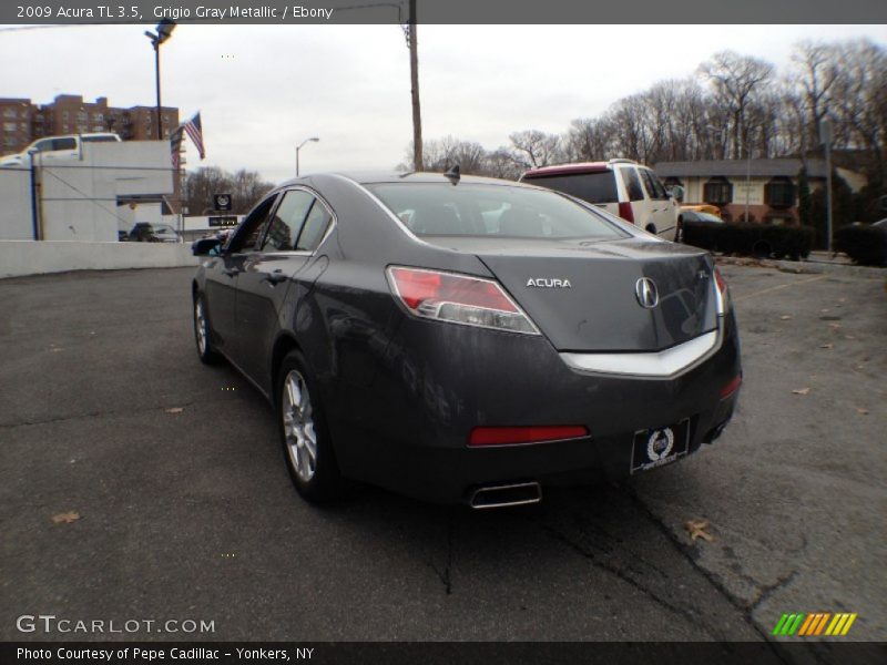 Grigio Gray Metallic / Ebony 2009 Acura TL 3.5