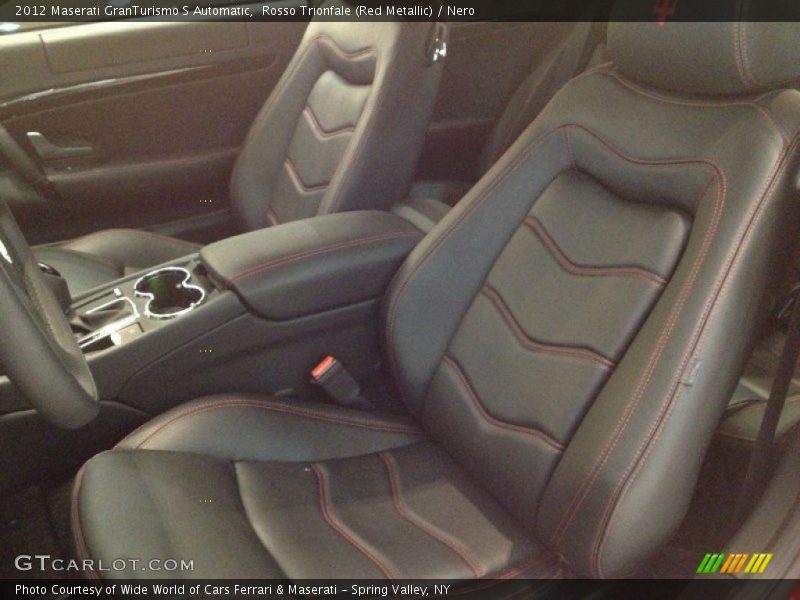 Rosso Trionfale (Red Metallic) / Nero 2012 Maserati GranTurismo S Automatic