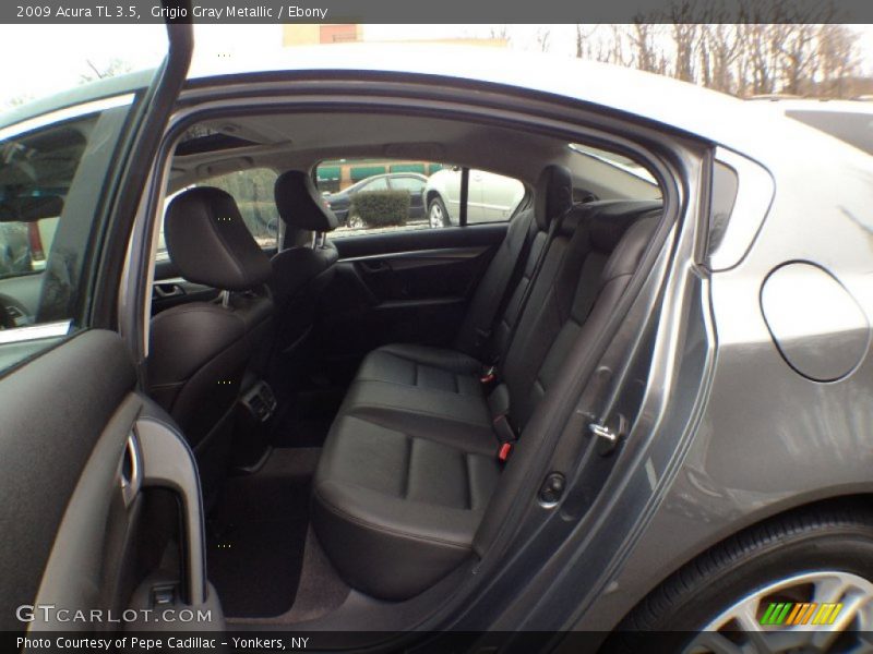 Grigio Gray Metallic / Ebony 2009 Acura TL 3.5
