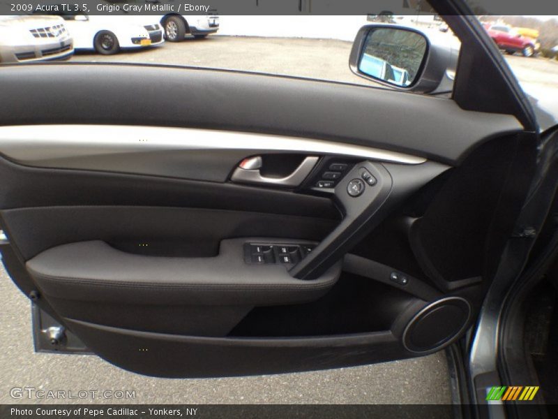 Grigio Gray Metallic / Ebony 2009 Acura TL 3.5