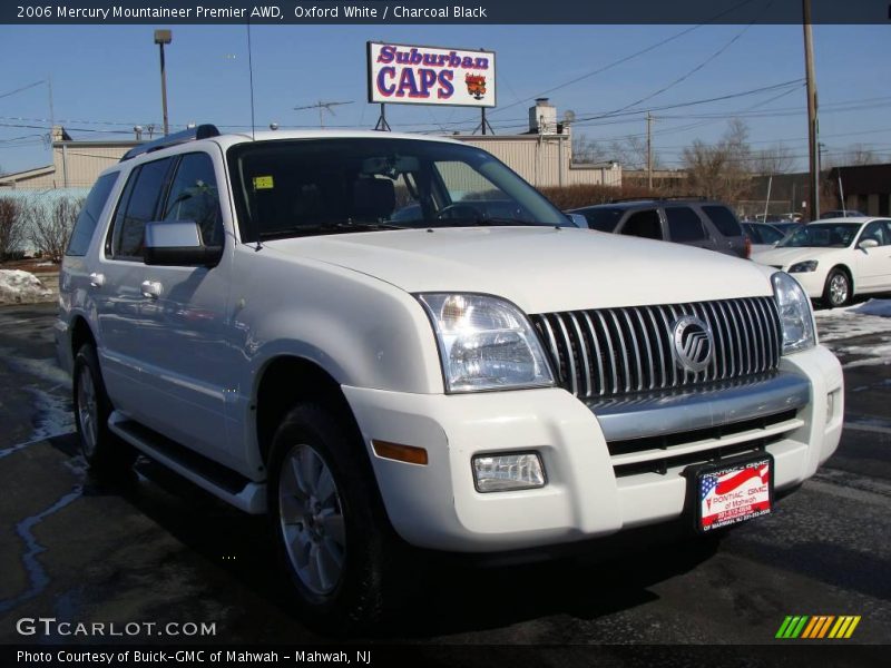 Oxford White / Charcoal Black 2006 Mercury Mountaineer Premier AWD