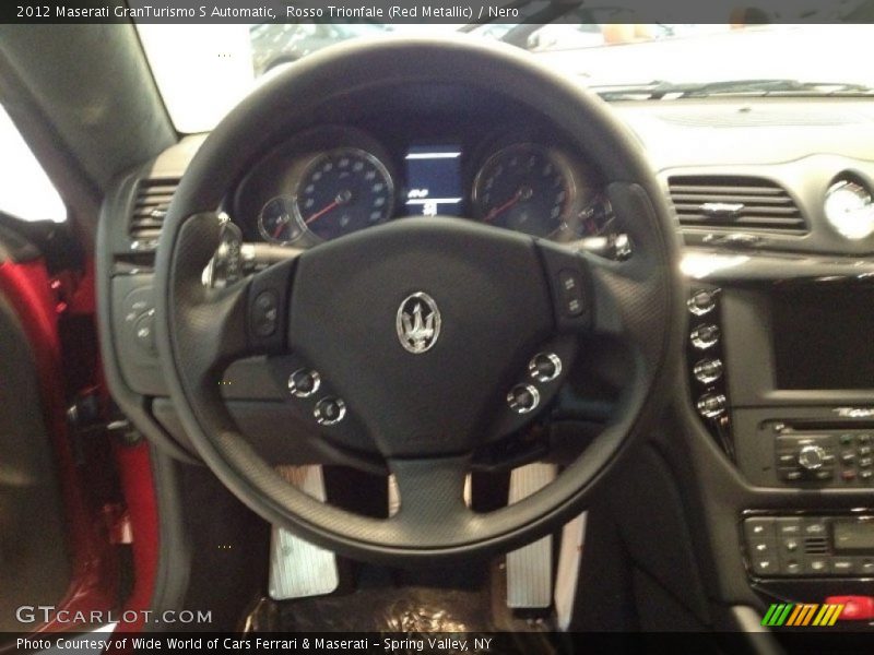 Rosso Trionfale (Red Metallic) / Nero 2012 Maserati GranTurismo S Automatic