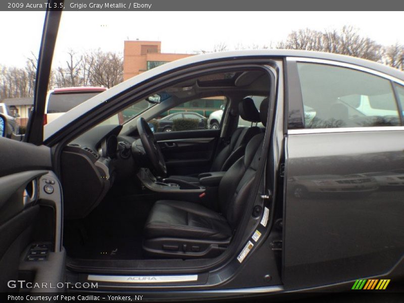 Grigio Gray Metallic / Ebony 2009 Acura TL 3.5