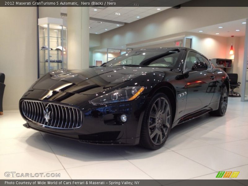 Nero (Black) / Nero 2012 Maserati GranTurismo S Automatic