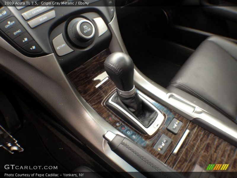 Grigio Gray Metallic / Ebony 2009 Acura TL 3.5