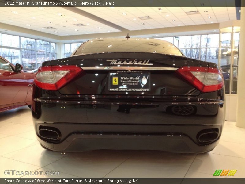 Nero (Black) / Nero 2012 Maserati GranTurismo S Automatic
