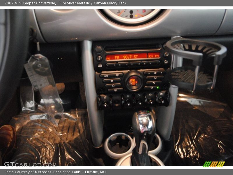 Pure Silver Metallic / Carbon Black/Black 2007 Mini Cooper Convertible