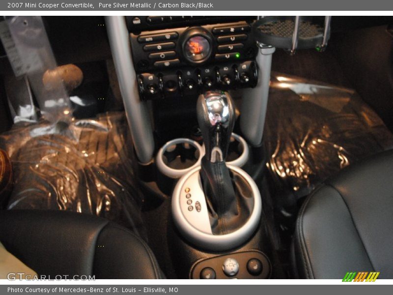 Pure Silver Metallic / Carbon Black/Black 2007 Mini Cooper Convertible