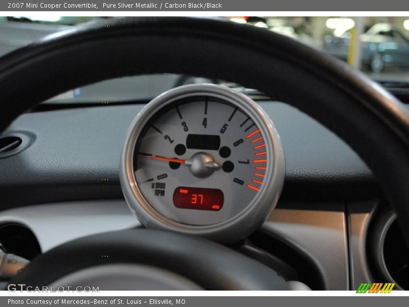 Pure Silver Metallic / Carbon Black/Black 2007 Mini Cooper Convertible