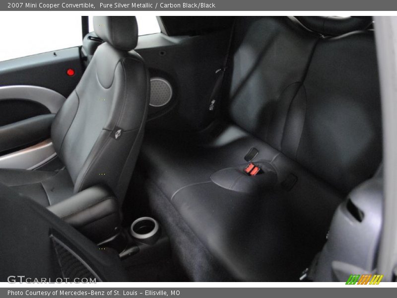 Pure Silver Metallic / Carbon Black/Black 2007 Mini Cooper Convertible