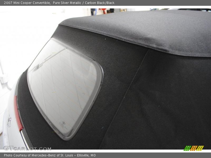 Pure Silver Metallic / Carbon Black/Black 2007 Mini Cooper Convertible