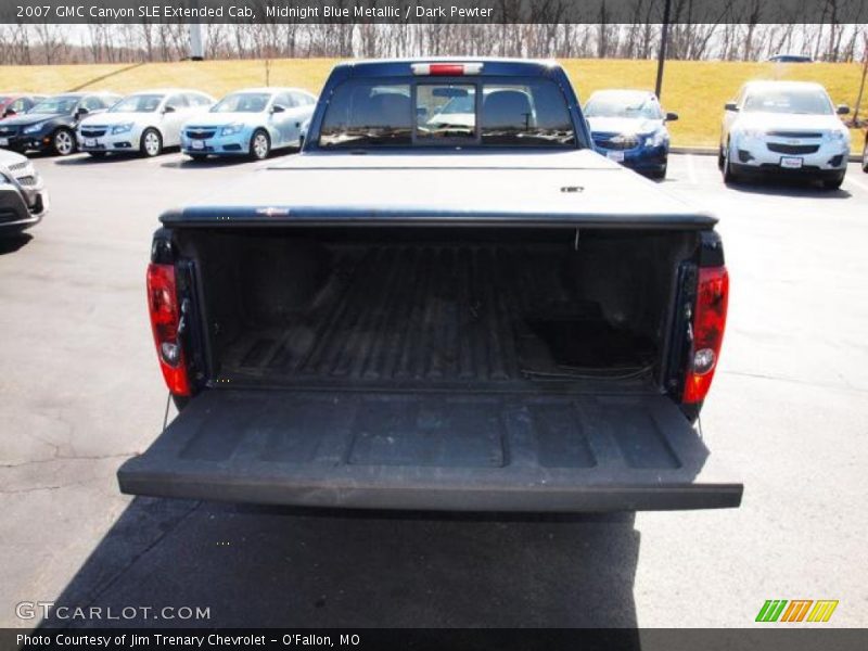 Midnight Blue Metallic / Dark Pewter 2007 GMC Canyon SLE Extended Cab