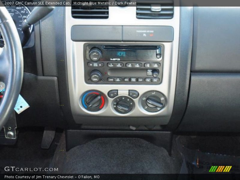 Midnight Blue Metallic / Dark Pewter 2007 GMC Canyon SLE Extended Cab