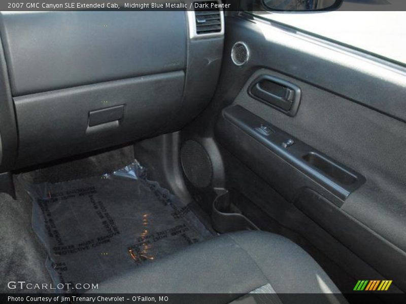 Midnight Blue Metallic / Dark Pewter 2007 GMC Canyon SLE Extended Cab